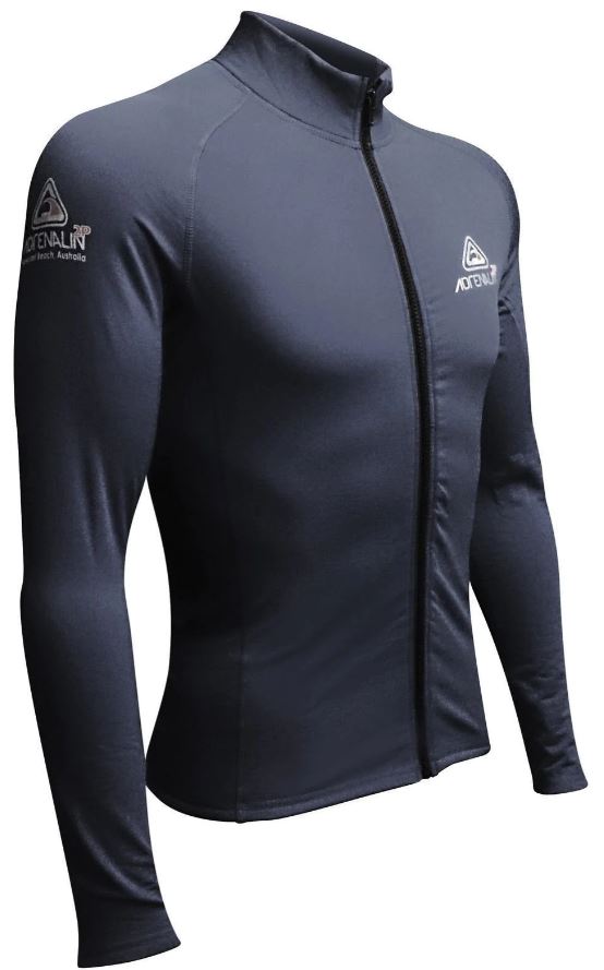 Adrenalin ladies 2P Long sleeve zip front Thermal - Black