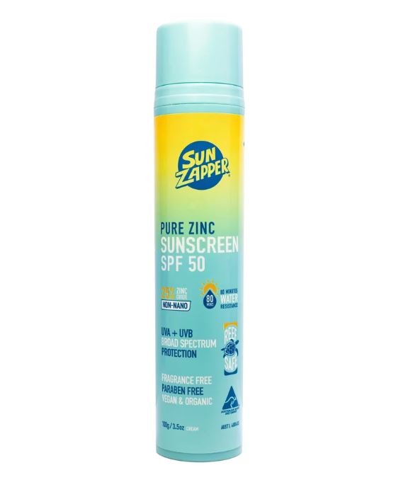 Sun Zapper Pure Zinc Air Pump Tube SPF 50 100g