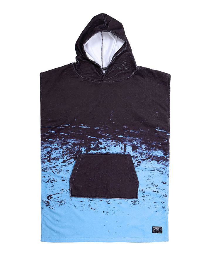 Youth Hooded Poncho - Southside Blue