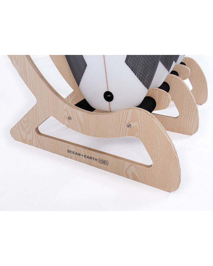 Freestanding Timber Surfboard Rack - Ocean & Earth WA