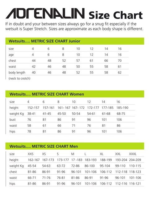 Adrenalin Ladies Radical-X 3/2 Steamer wetsuit