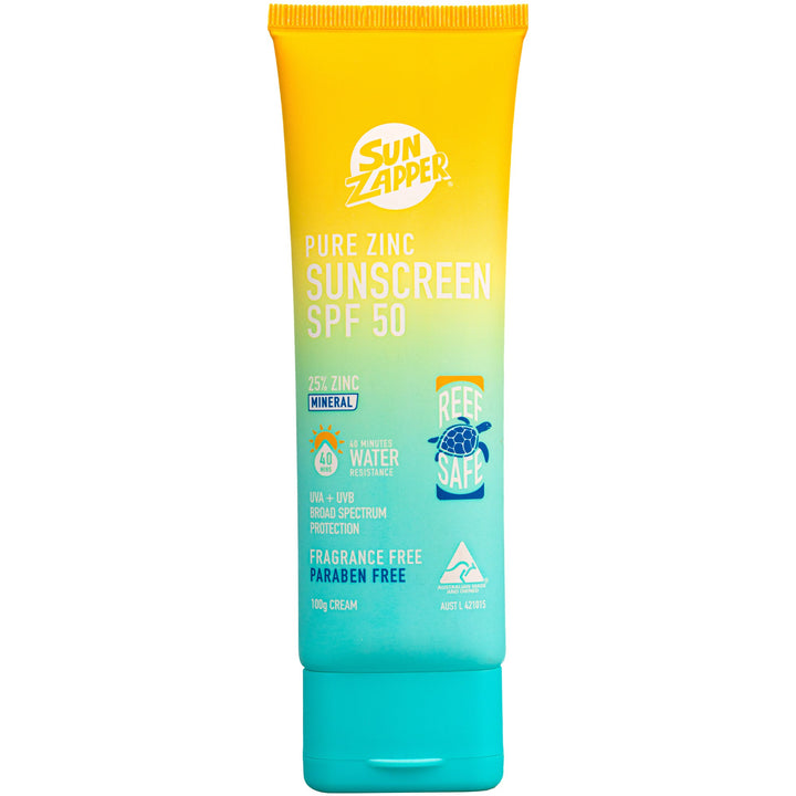 Sun Zapper Pure Zinc Sunscreen Cream 100g