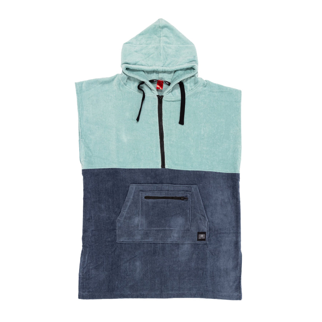 Youth Horizon Zip-Neck Hooded Poncho