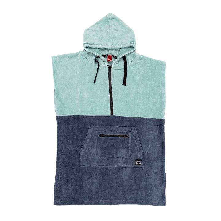 Youth Horizon Zip-Neck Hooded Poncho
