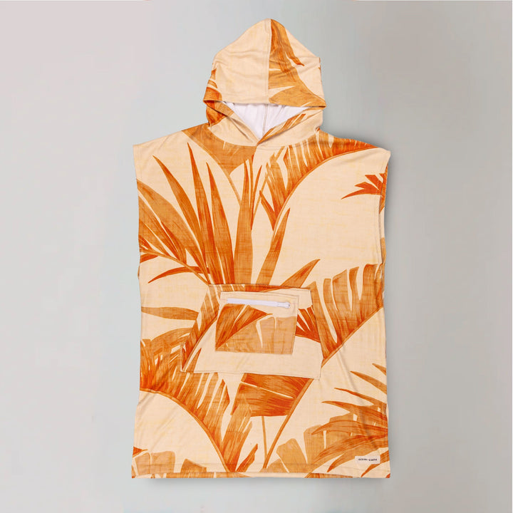 Youth Palm Hooded Poncho