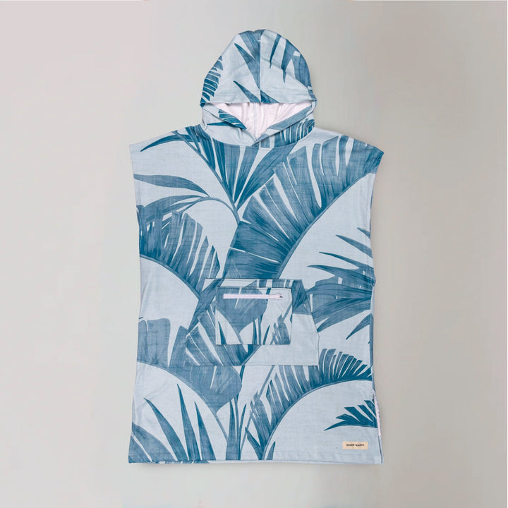 Youth Palm Hooded Poncho