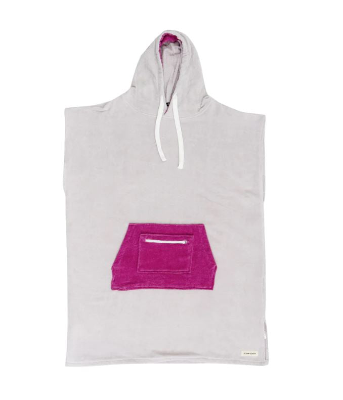 Ladies Hooded Poncho - Daydream Lavender