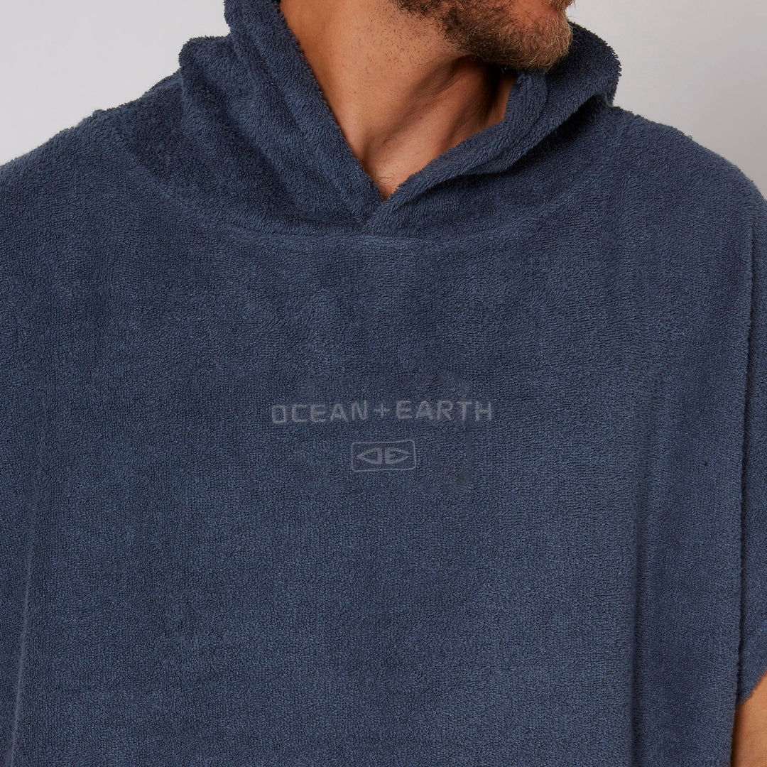 Mens Terry Hooded Poncho - 3 colours available