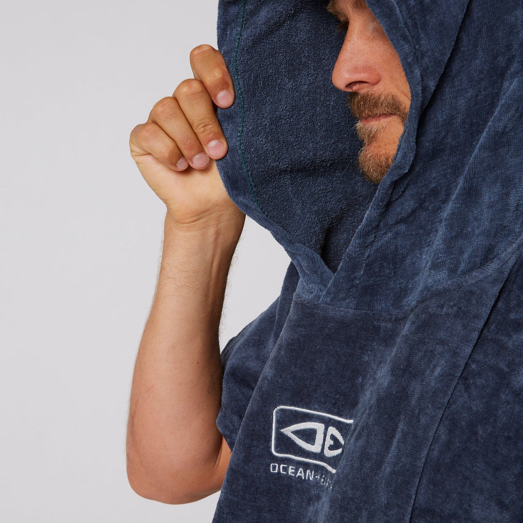 Mens Corp Hooded Poncho