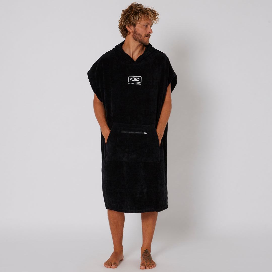 Mens Corp Hooded Poncho Towel