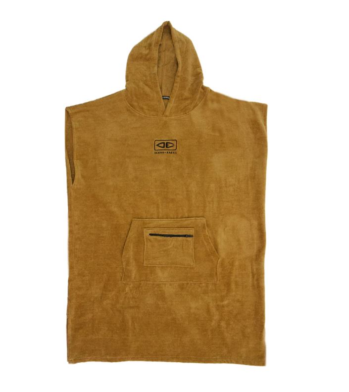 Mens Corp Hooded Poncho Towel - Bronze