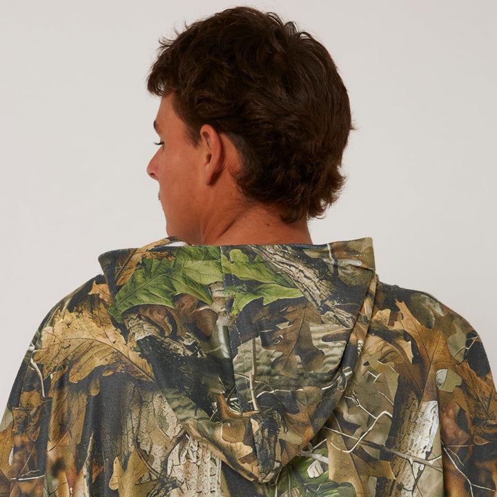Real Camo Hooded Poncho
