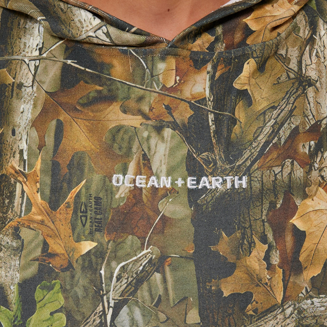 Youth Real Camo Hooded Poncho