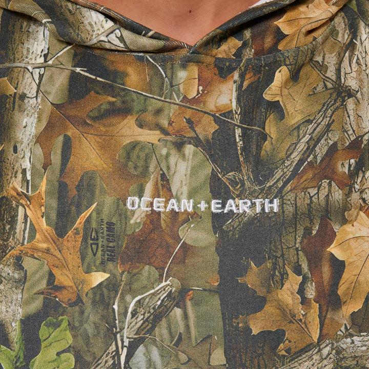 Youth Real Camo Hooded Poncho