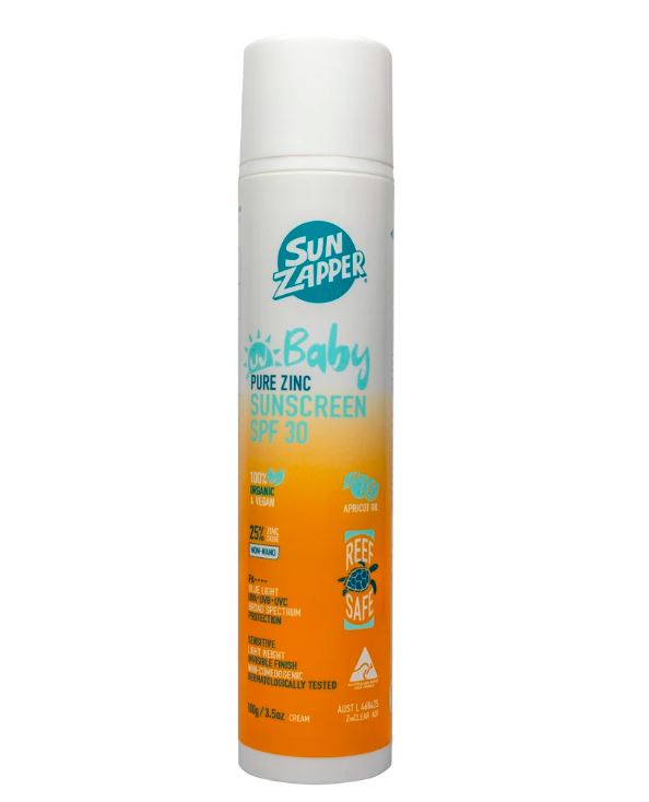 Sun Zapper Baby Pure Zinc Sunscreen Cream SPF30