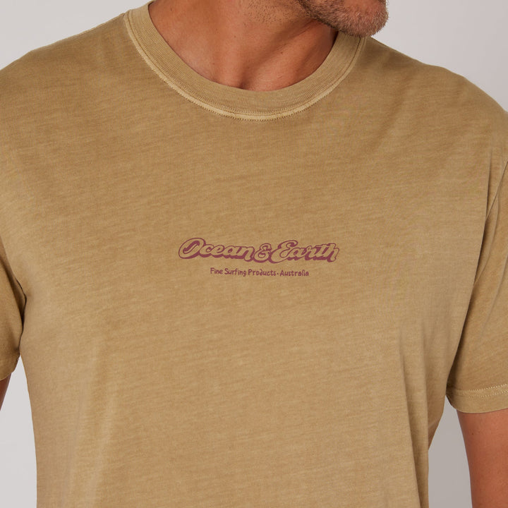 Washed Script Tee