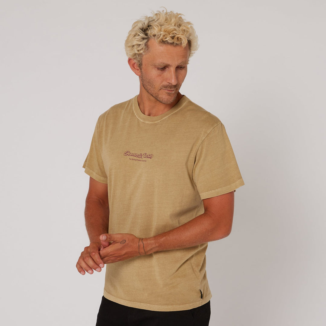 Washed Script Tee