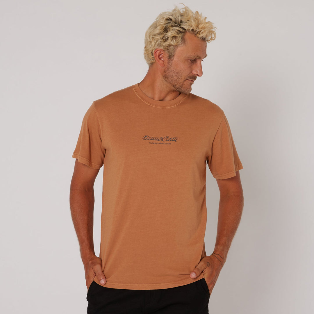 Washed Script Tee