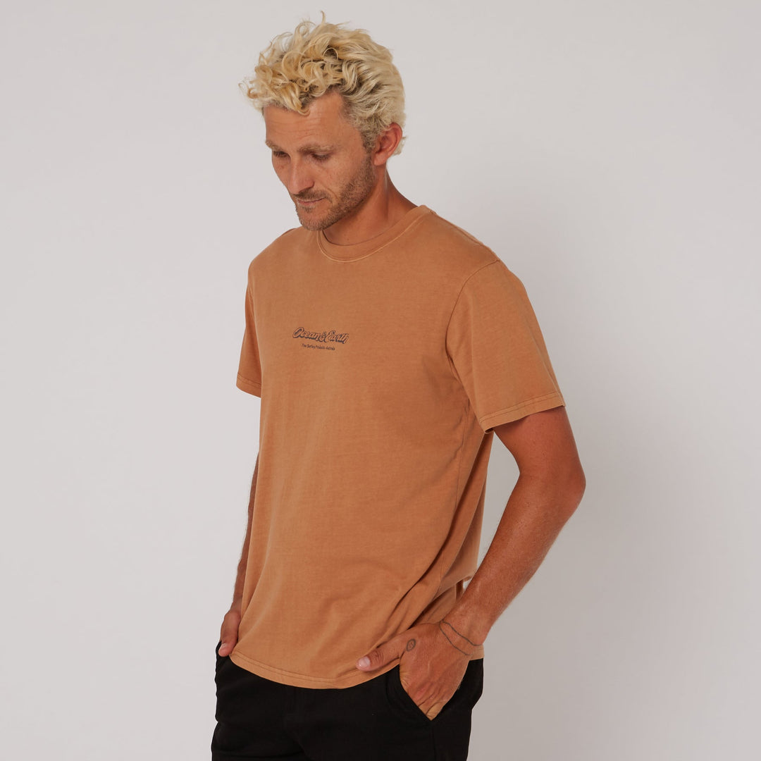 Washed Script Tee