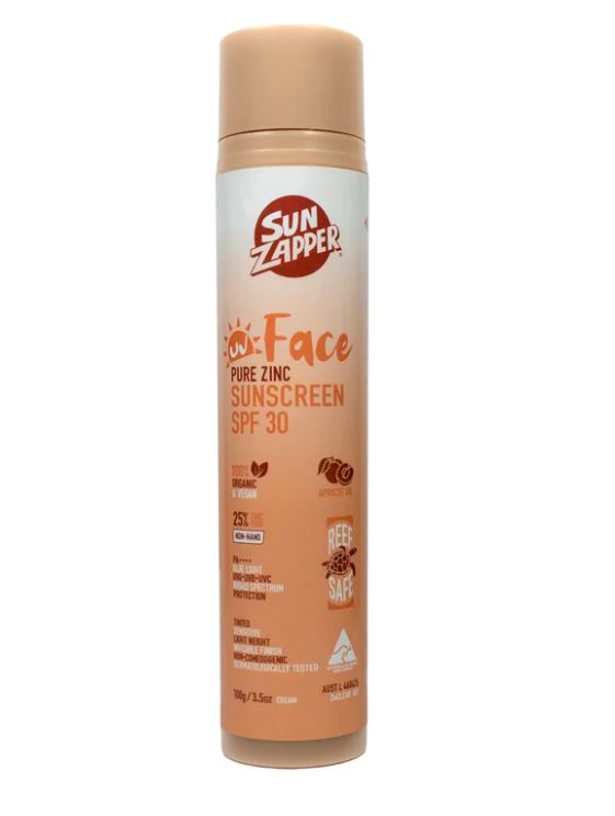 Sun Zapper Face Pure Zinc Sunscreen SPF30