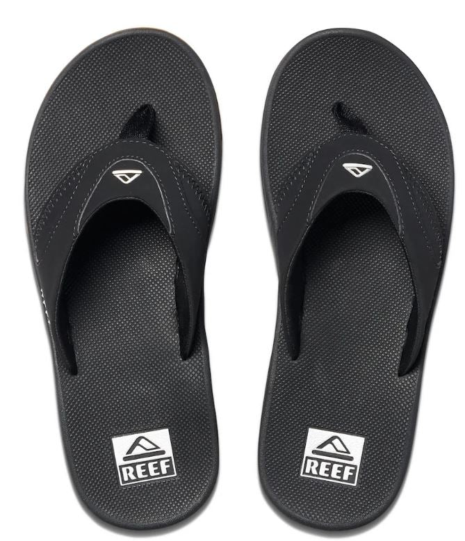 Reef Mens Fanning - Black/Silver