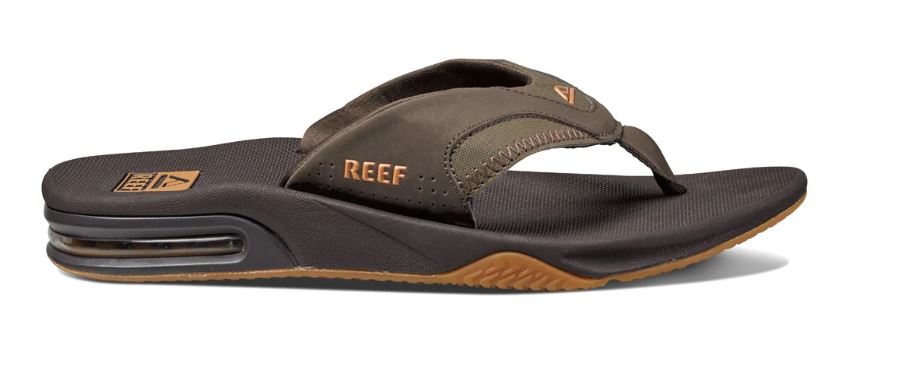 Reef Mens Fanning - Brown/Gum