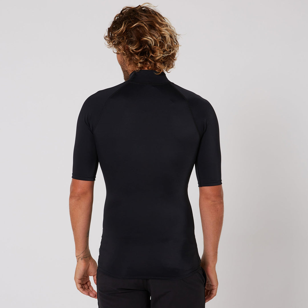 Mens Script Short Sleeve Rash Shirt