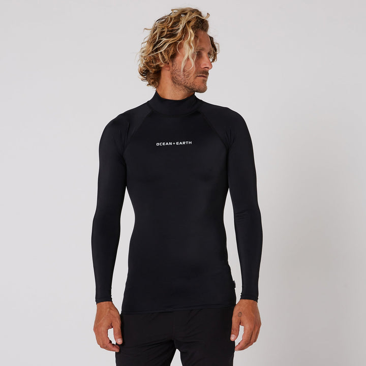 Mens Script Rash Long Sleeve Rash Shirt