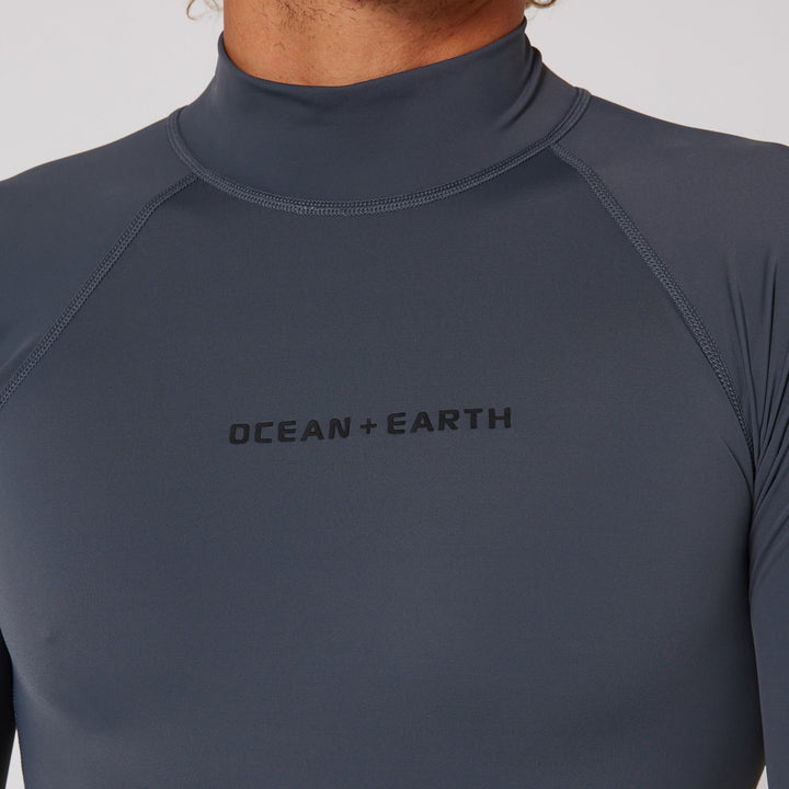 Mens Script Rash Long Sleeve Rash Shirt