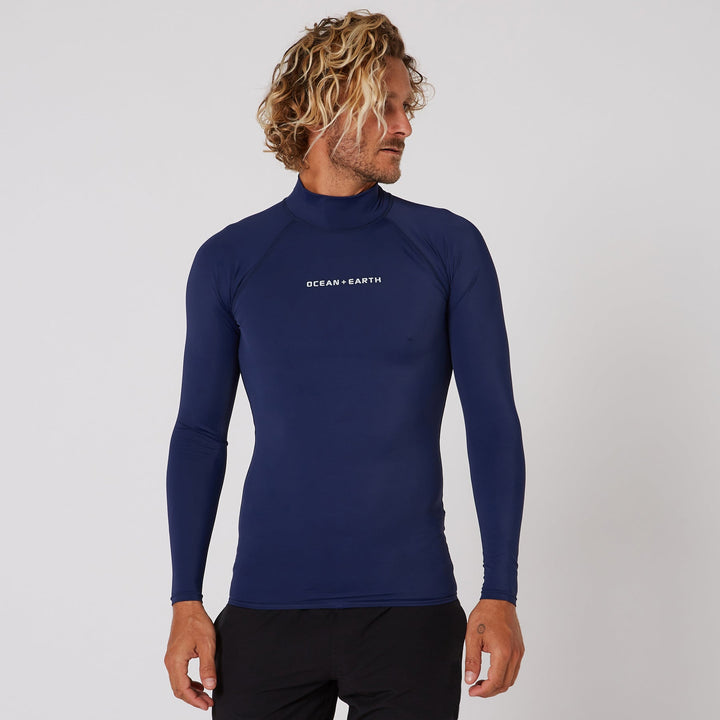 Mens Script Rash Long Sleeve Rash Shirt