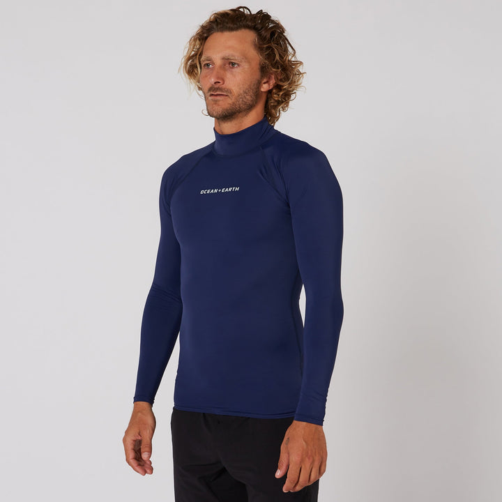 Mens Script Rash Long Sleeve Rash Shirt