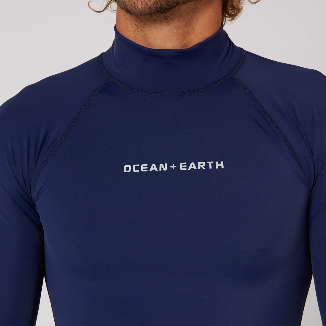 Mens Script Rash Long Sleeve Rash Shirt