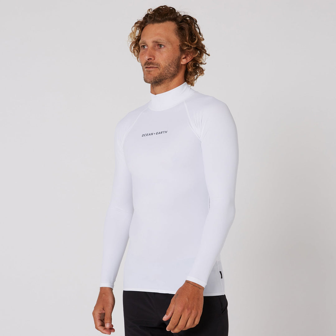 Mens Script Rash Long Sleeve Rash Shirt