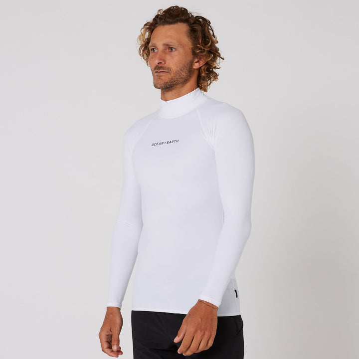 Mens Script Rash Long Sleeve Rash Shirt