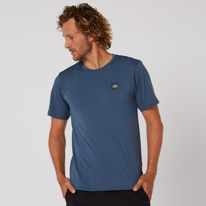 Mens Surf Short Sleeve Rash Shirt