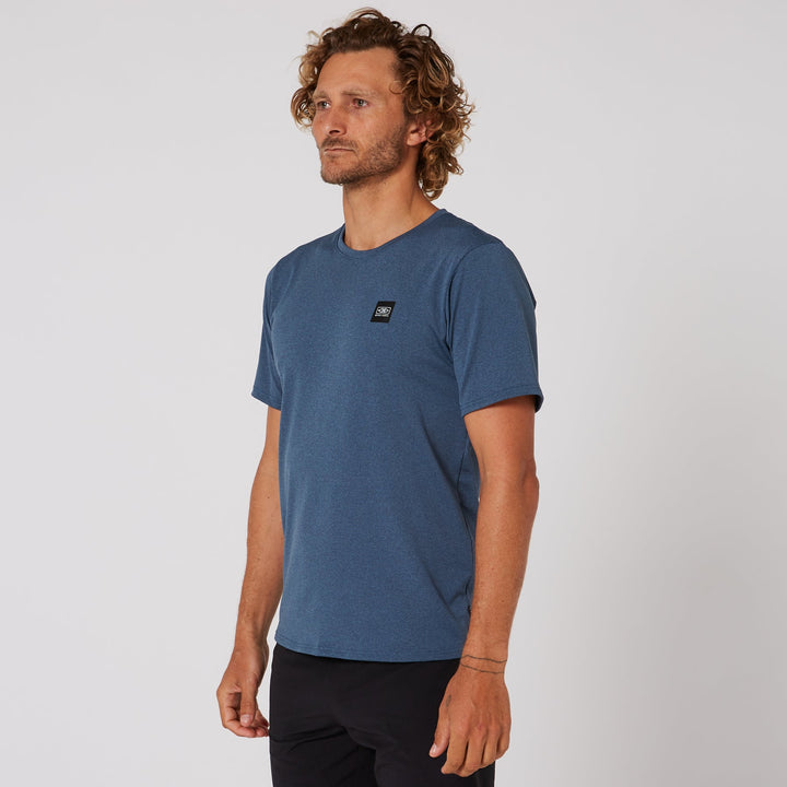 Mens Surf Short Sleeve Rash Shirt