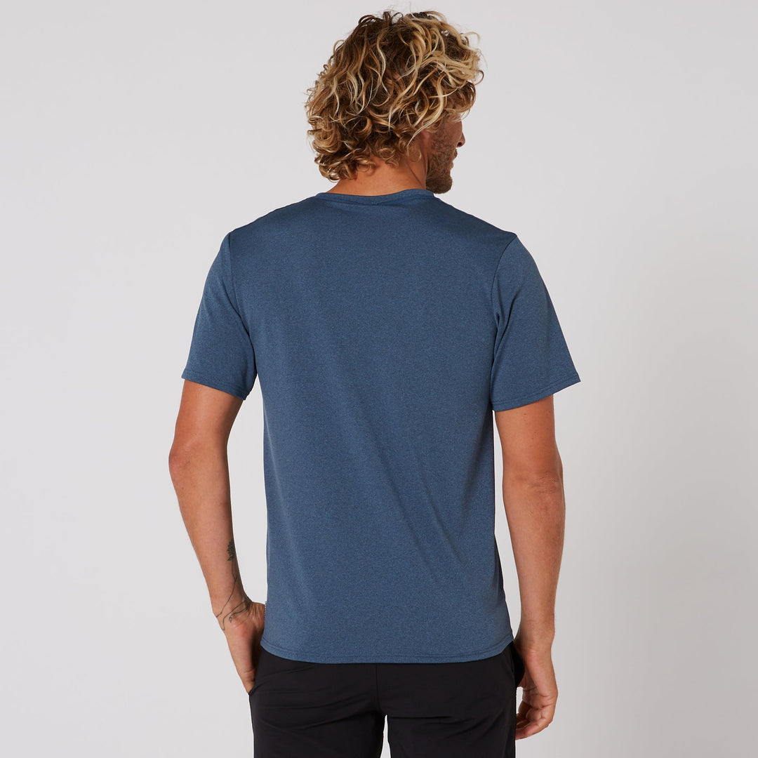Mens Surf Short Sleeve Rash Shirt
