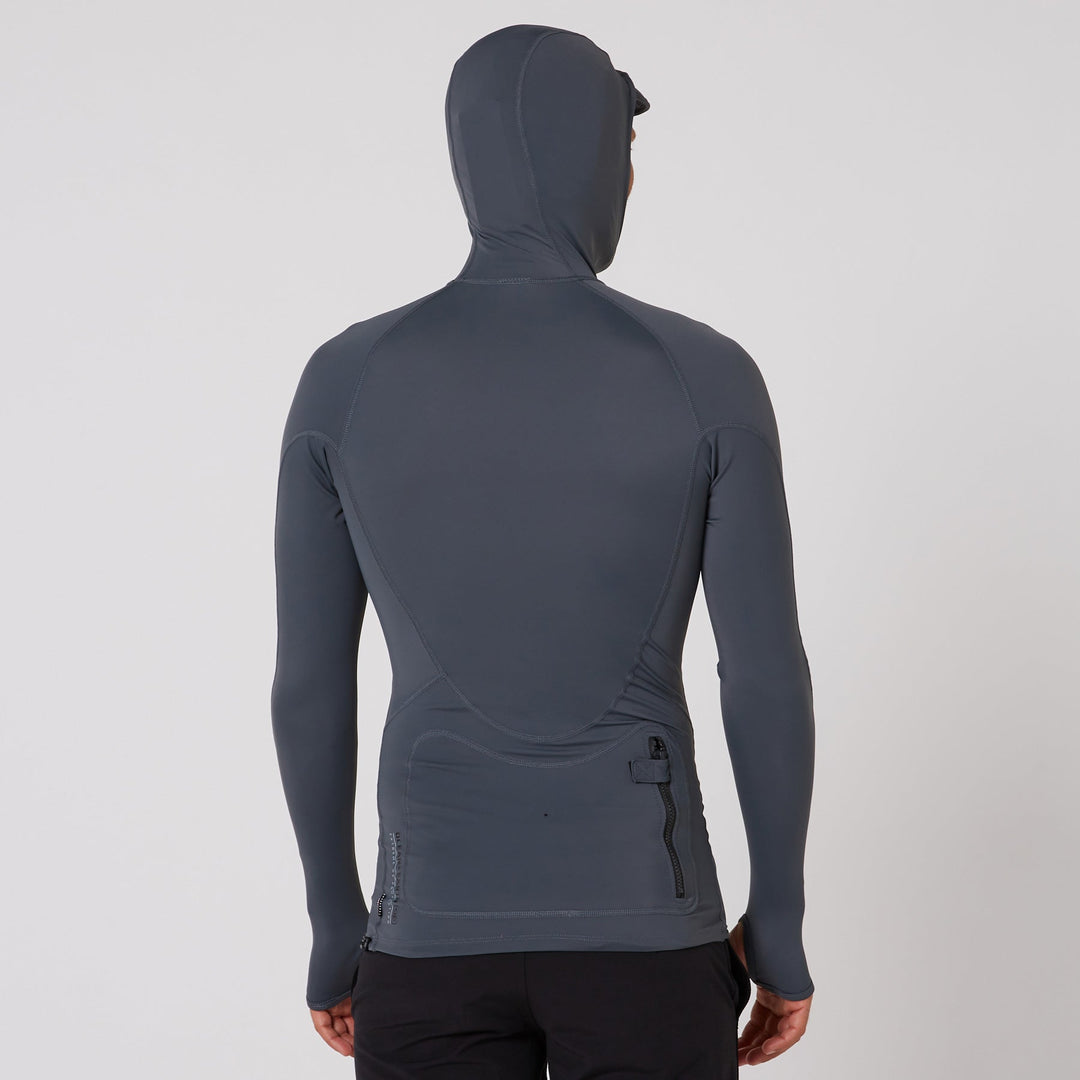 Mens Tropic Hooded Long Sleeve Rash Shirt