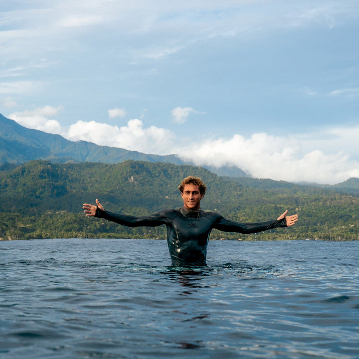 Mens Tropic Hooded Long Sleeve Rash Shirt