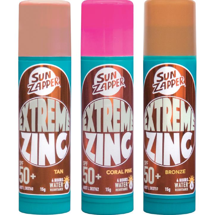 Sun Zapper Extreme Beauty Pack Zinc sticks SPF 50+