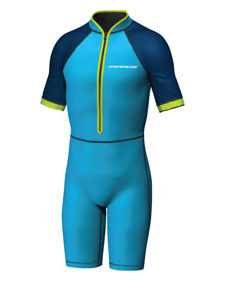 Mirage Kids Playsuit - Kids wetsuit style Blue