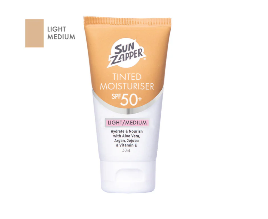 Sun Zapper Light/Medium Tinted Moisturiser SPF50+