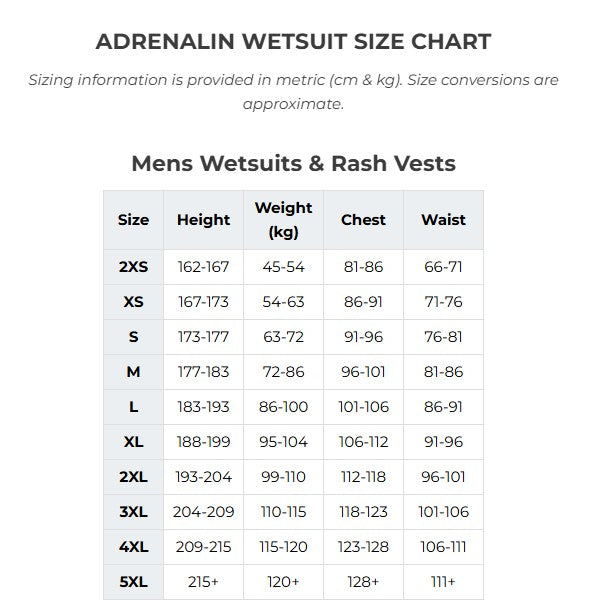 Adrenalin Mens Neoprene Zip Hot Top