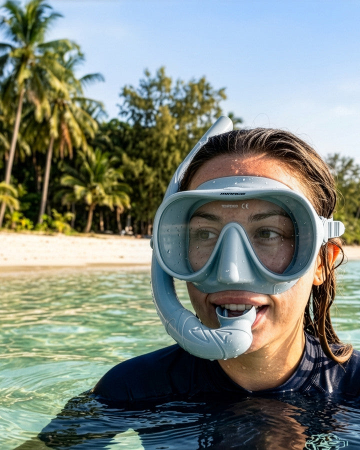 Mirage Sunsets Silicone Mask & Snorkel set