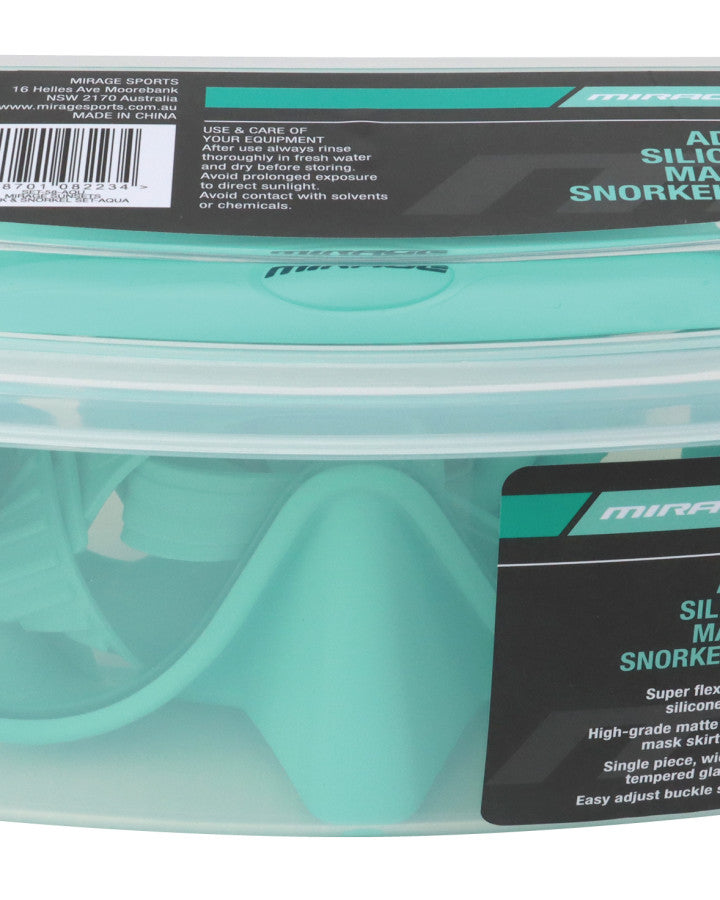 Mirage Sunsets Silicone Mask & Snorkel set