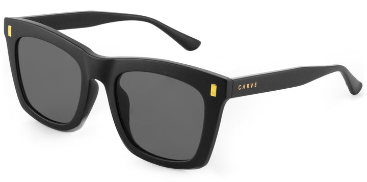 Carve Kirby Sunglasses - Semi Gloss Black