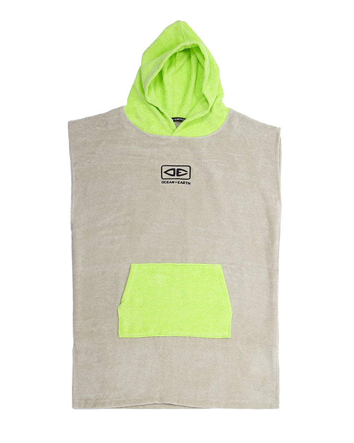 Youth Hooded Poncho - Grey