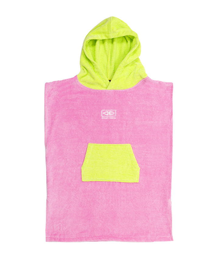 Toddler Hooded Poncho - Pink