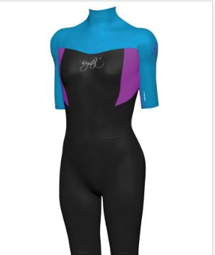 Girls/kids  Crystal Superstretch wetsuit- 2mm Springsuit