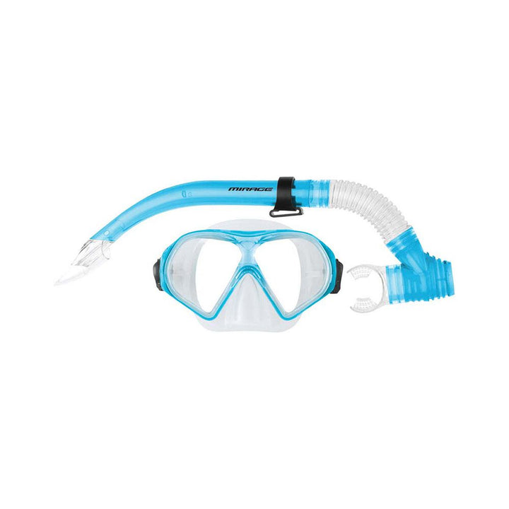 Mirage Adult Silitex Mask & Snorkel Set Blue